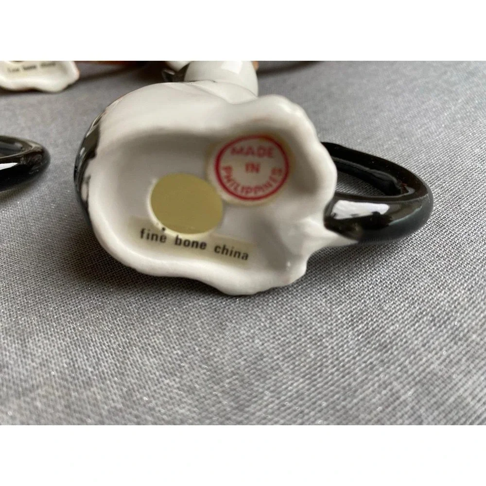 Cat Napkin Ring Fine Bone China Tuxedo Tabby Set Of 4 Philippines k3